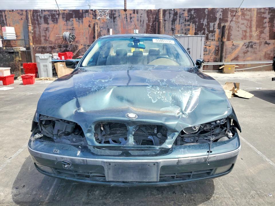2000 BMW 5 series VIN WBADM6345YGU18707 COPART salvage auction — FRONT END, NE - DIS/DLR/EXP ONLY SALVAGE TITLE, sold $225 on 2026-07-17 (photo 5)