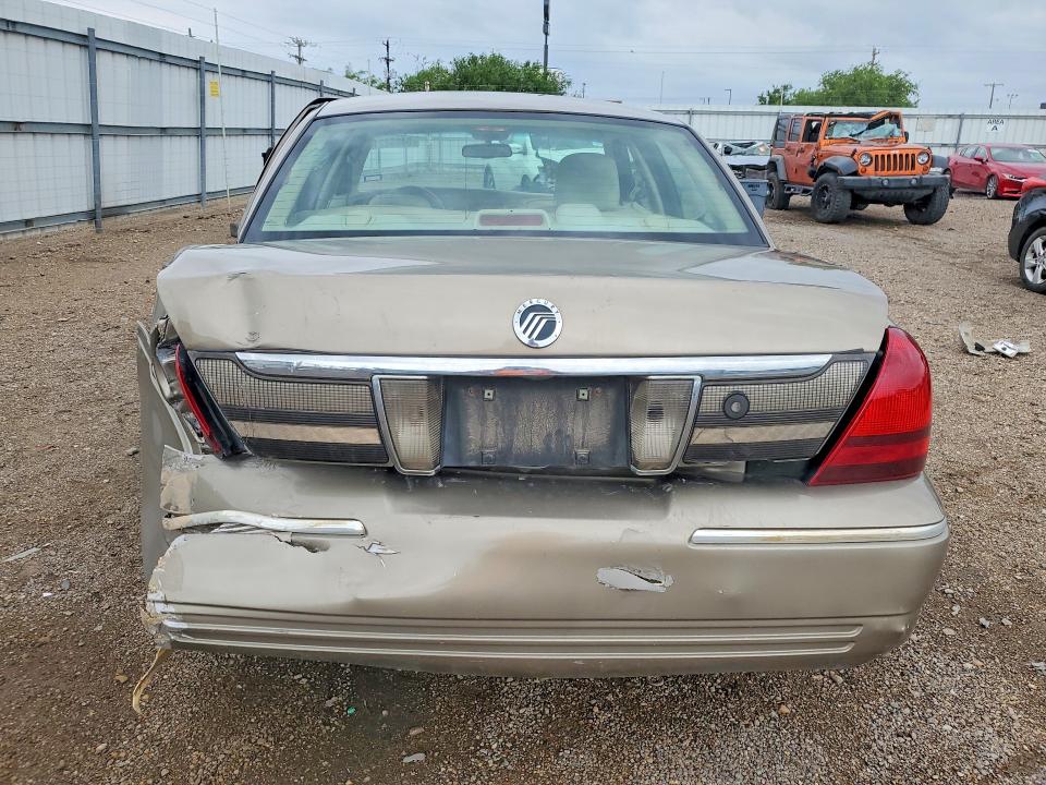 2006 Mercury Grand marquis VIN 2MHFM75V76X630587 COPART salvage auction — ALL OVER, TX - SALVAGE VEHICLE TITLE (P), sold $525 on 2026-08-05 (photo 6)