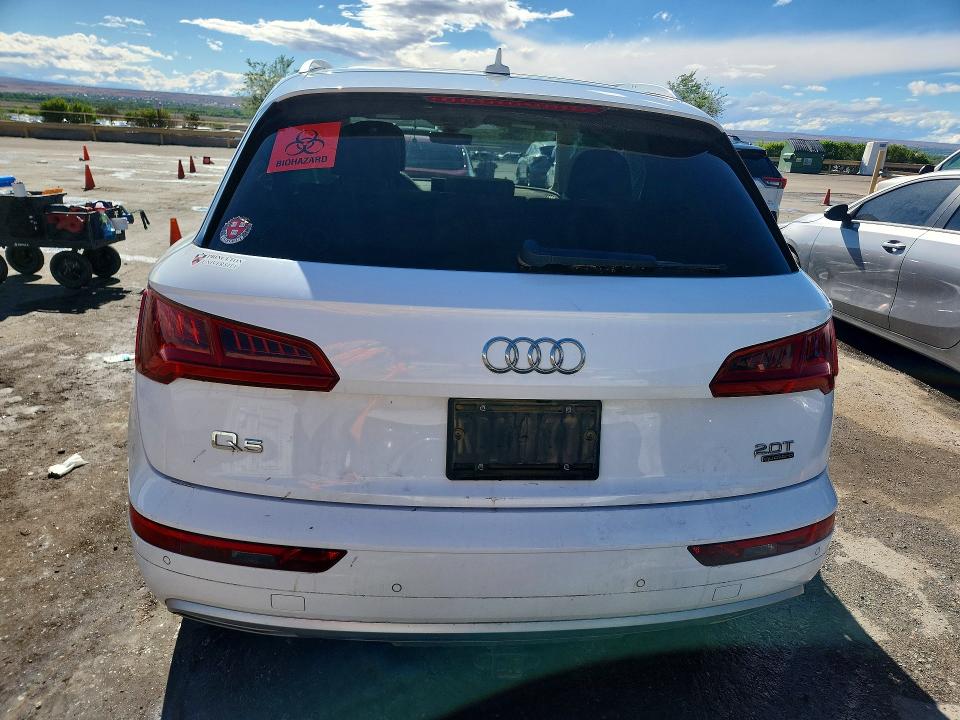 2018 Audi Q5 VIN WA1BNAFY2J2068054 COPART salvage auction — SIDE, Nm - Cert Of Title-Salvage, sold $4,350 on 2026-07-13 (photo 6)
