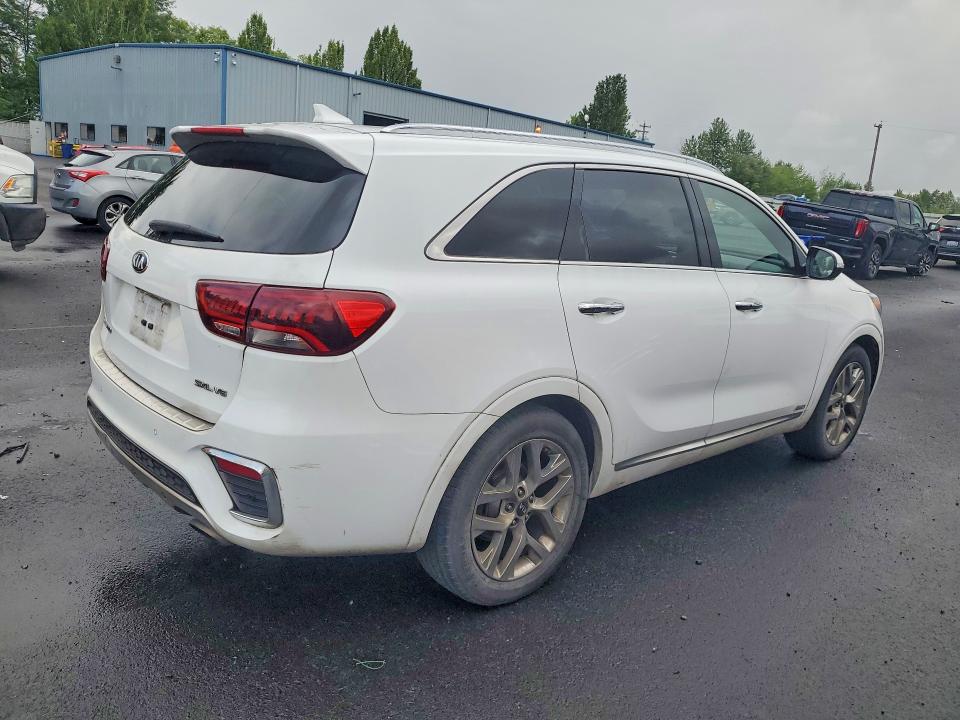 2019 Kia Sorento VIN 5XYPKDA54KG522900 COPART salvage auction — FRONT END, Or - Salvage Title Certificate, sold $4,400 on 2026-07-15 (photo 3)