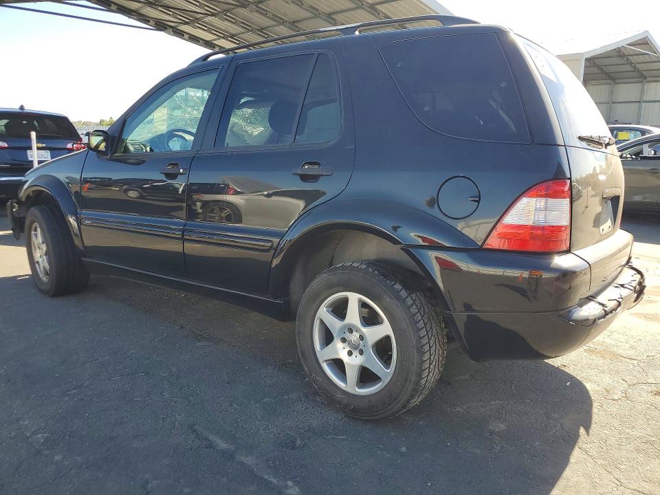 2002 Mercedes-benz Ml-class VIN 4JGAB54E52A295736 COPART salvage auction — FRONT END, Ca - Salvage Certificate, sold $200 on 2026-07-09 (photo 2)