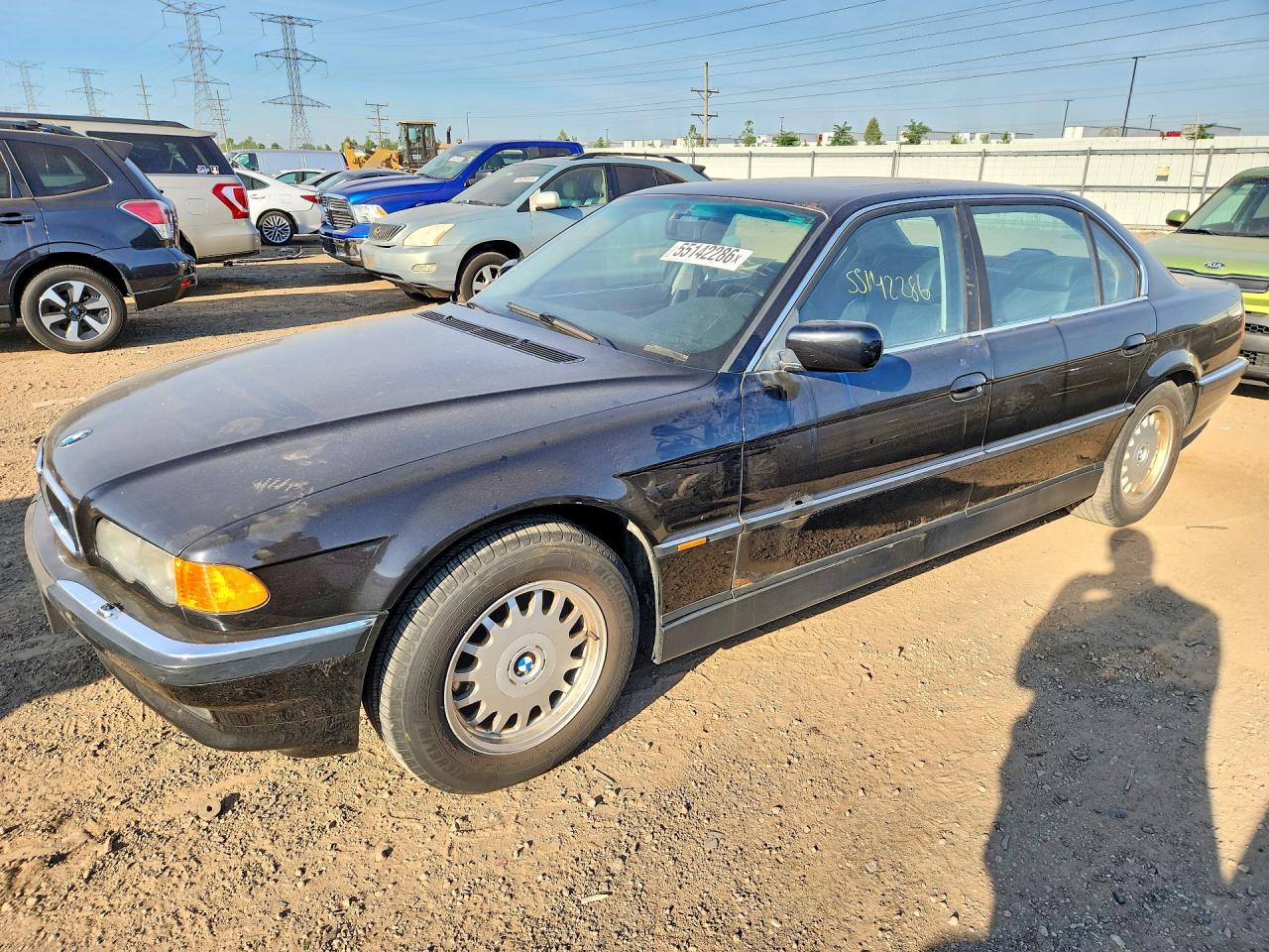2000 BMW 7 Series VIN WBAGH8342YDP11785 COPART salvage auction — Minor Dent/Scratches, IL - CERTIFICATE OF TITLE, sold $1,150 on 2026-07-02 (photo 1)