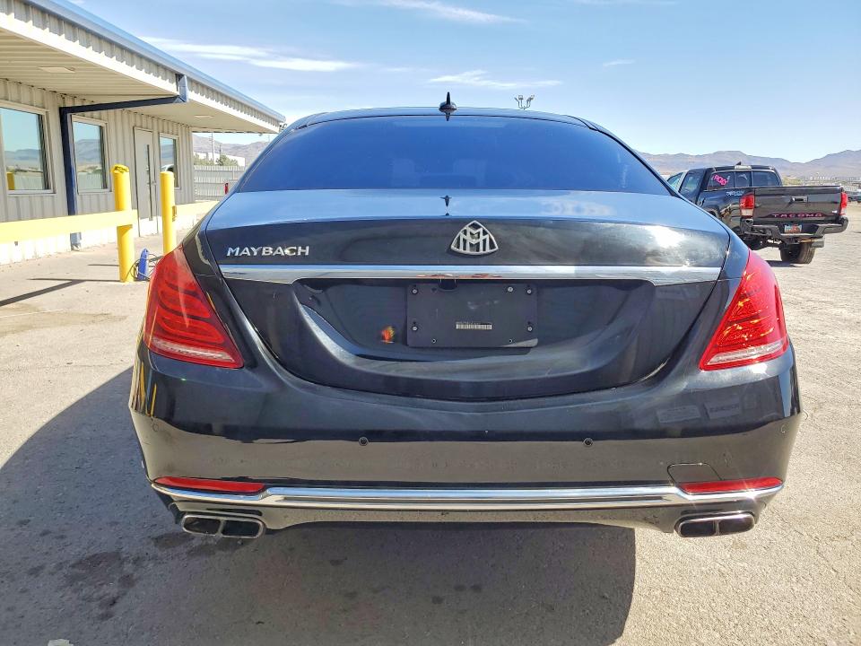 2016 Mercedes-benz S-klasse VIN WDDUX7GB5GA268601 COPART salvage auction — FRONT END, Ga - Certificate Of Title (P), sold $20,300 on 2026-07-31 (photo 6)