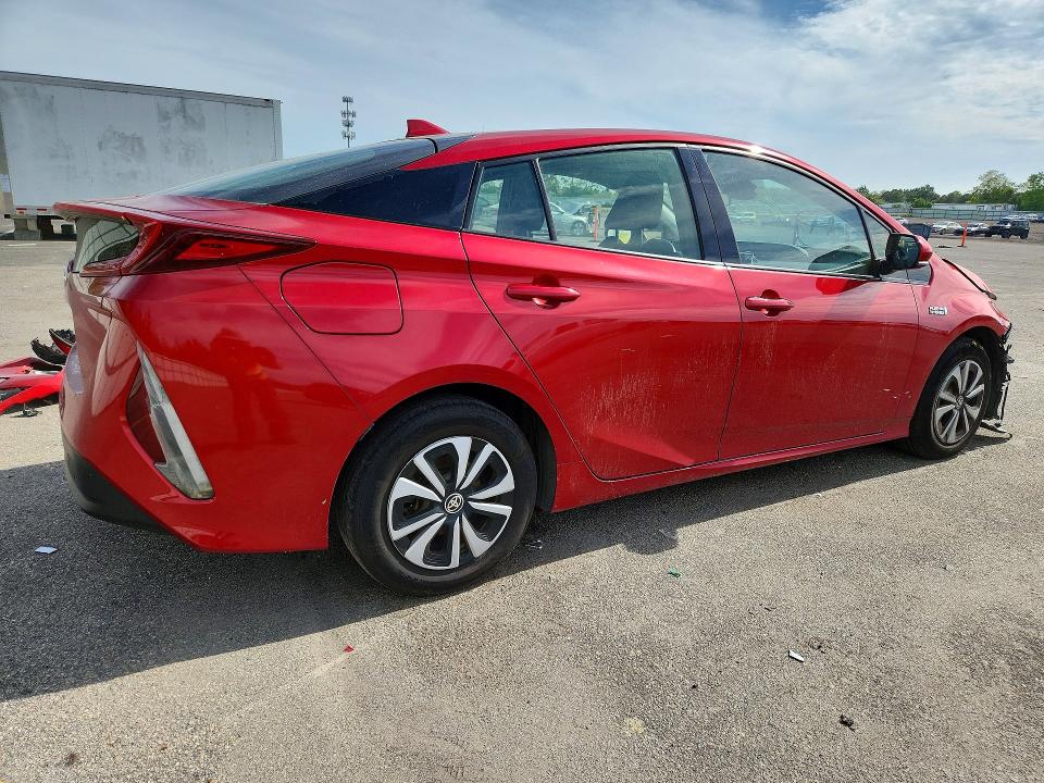 2018 Toyota Prius VIN JTDKARFP0J3077952 COPART salvage auction — FRONT END, Ny - Mv-907A Salvage Certificate, sold $2,900 on 2026-07-06 (photo 3)