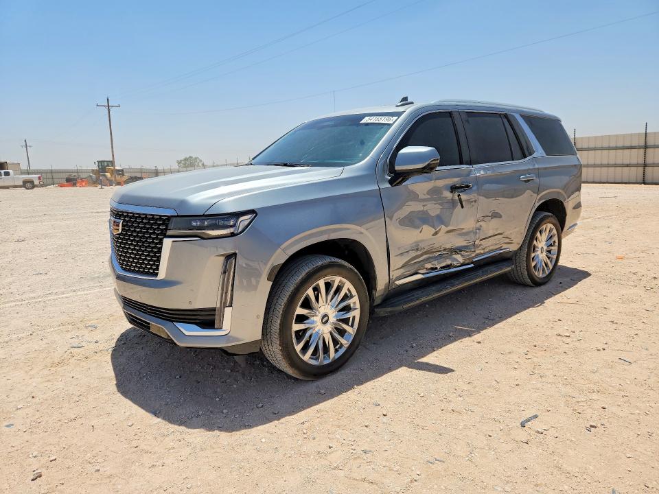 2024 Cadillac Escalade VIN 1GYS4BKL5RR317761 COPART salvage auction — SIDE, Tx - Salvage Vehicle Title, sold $32,500 on 2026-07-08 (photo 1)
