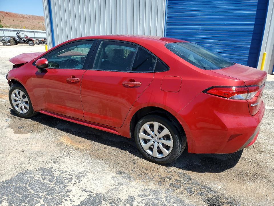 2020 Toyota Corolla VIN JTDEPRAE0LJ012406 COPART salvage auction — FRONT END, TX - SALVAGE VEHICLE TITLE, sold $175 on 2026-07-09 (photo 2)