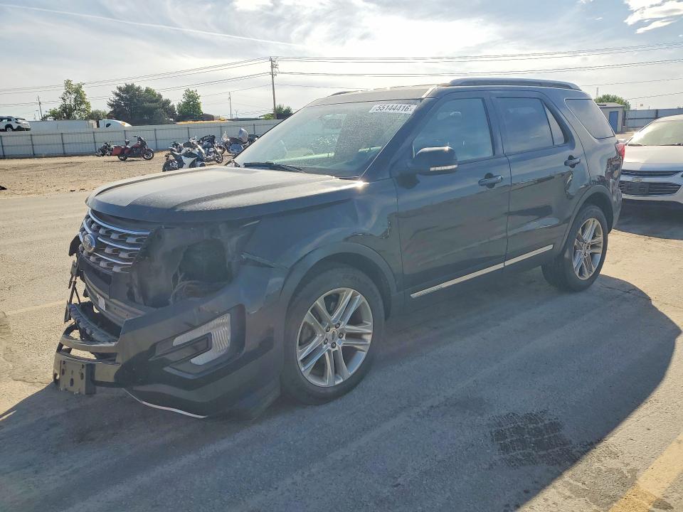 2017 Ford Explorer VIN 1FM5K8D81HGC20146 COPART salvage auction — FRONT END, Id - Salvage Certificate Of Title, sold $3,050 on 2026-07-09 (photo 1)