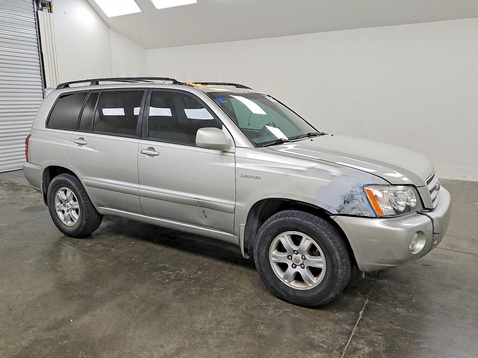 2003 Toyota Highlander VIN JTEHF21A930130301 COPART salvage auction — FRONT END, Tx - Certificate Of Title, sold $375 on 2026-07-07 (photo 4)