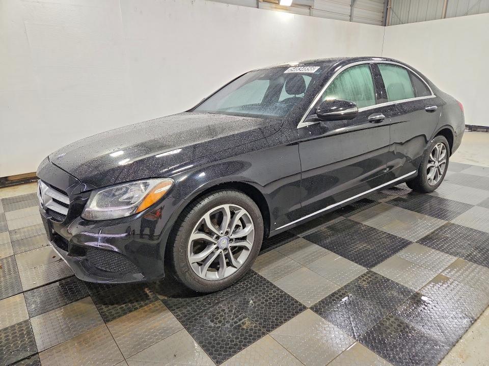 2017 Mercedes-benz C class VIN 55SWF4KB1HU189364 — COPART salvage auction photo