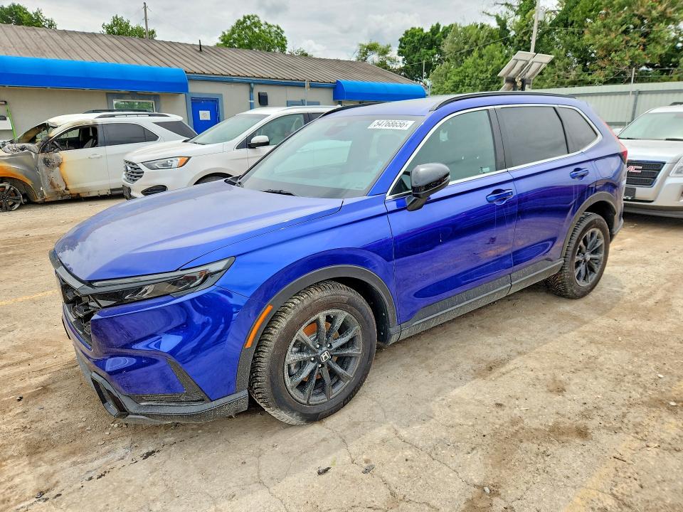 2024 Honda Cr-v VIN 7FARS6H89RE044208 COPART salvage auction — FRONT END, Ks - Cert Of Title-Salvage, sold $14,700 on 2026-07-06 (photo 1)