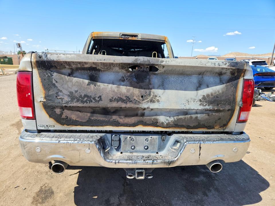 2018 Ram 1500 VIN 1C6RR6GT6JS123539 COPART salvage auction — BURN, NM - NON-REPAIRABLE VEHICLE CERT, sold $2,600 on 2026-07-02 (photo 6)
