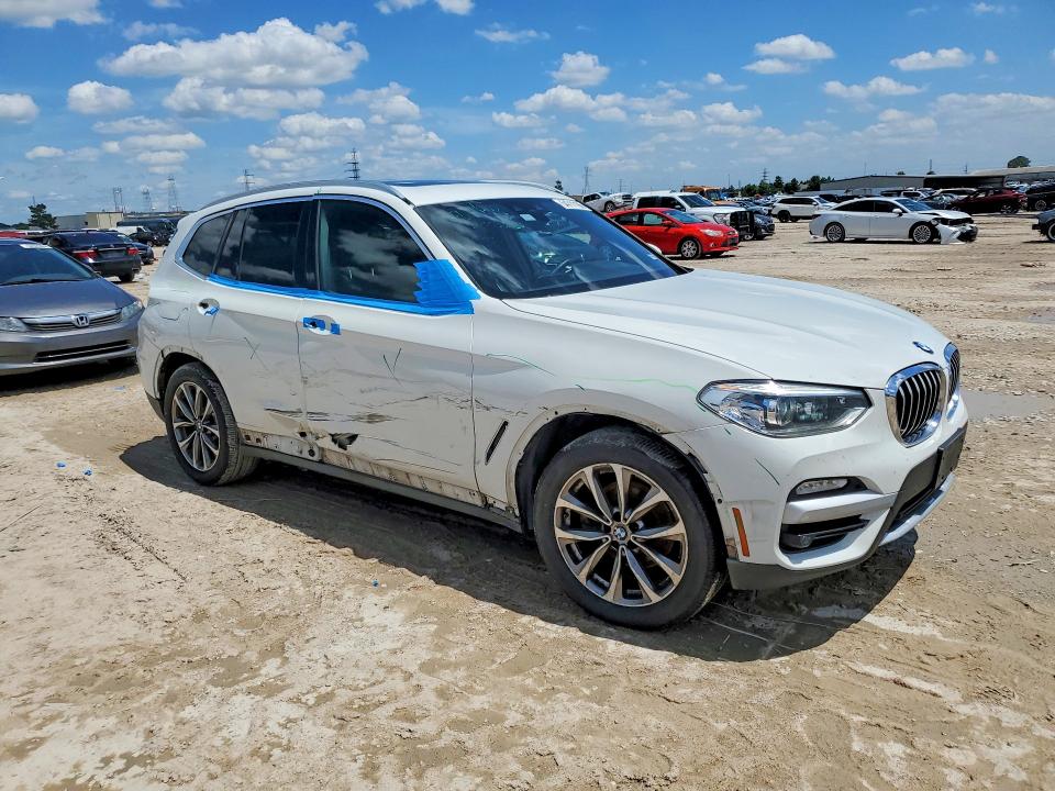 2019 BMW X3 VIN 5UXTR9C52KLP89721 COPART salvage auction — SIDE, Tx - Salvage Vehicle Title, sold $800 on 2026-07-24 (photo 4)