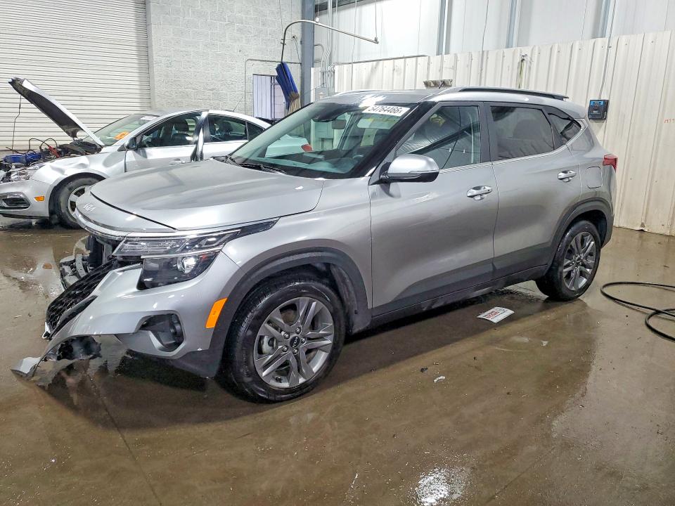 2023 Kia Seltos VIN KNDEU2AA9P7414313 COPART salvage auction — FRONT END, Mn - Cert Of Title-Salvage, sold $5,900 on 2026-07-14 (photo 1)