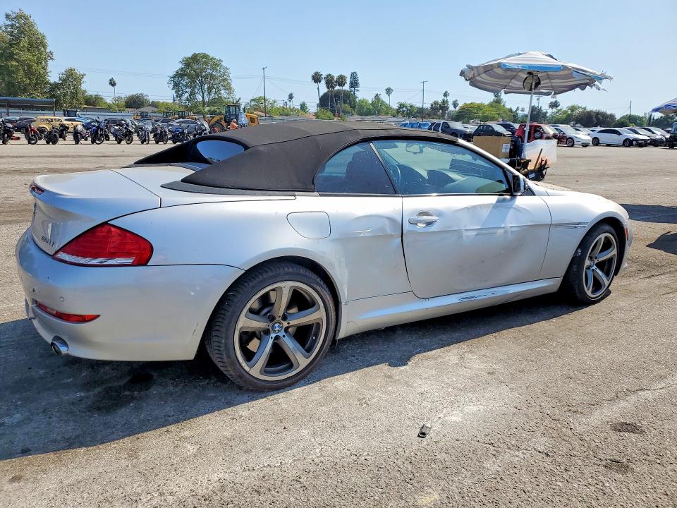 2008 BMW 6 series VIN WBAEB53548CX60072 COPART salvage auction — SIDE, Ca - Salvage Certificate, sold $2,100 on 2026-07-28 (photo 3)