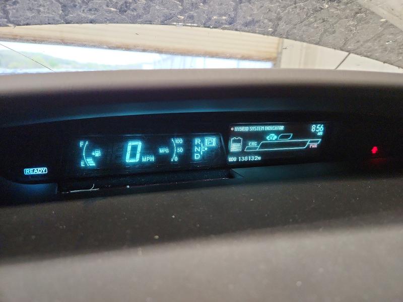 2014 Toyota Prius VIN JTDKN3DU6E0389128 COPART salvage auction — HAIL, Wi - Junked Vehicle Bill Of Sale, sold $925 on 2026-07-14 (photo 9)