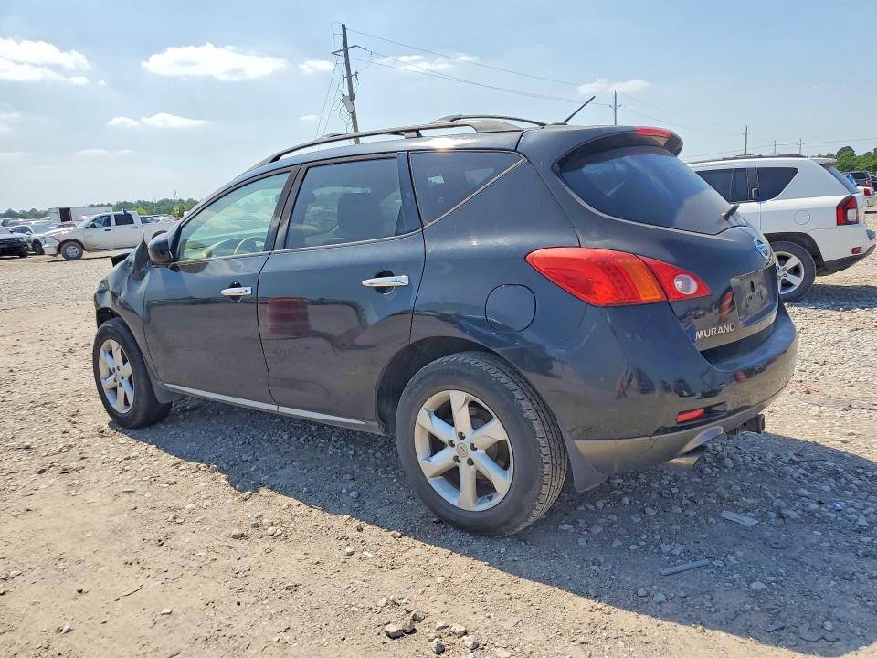 2009 Nissan Murano VIN JN8AZ18U09W008945 COPART salvage auction — FRONT END, Tx - Salvage Vehicle Title, sold $325 on 2026-07-23 (photo 2)