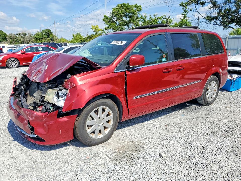 2014 Chrysler Town & country VIN 2C4RC1BG6ER396317 COPART salvage auction — FRONT END, Mi - Cert Of Title-Salvage Vehicle, sold $1,200 on 2026-07-06 (photo 1)