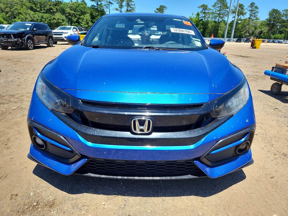 2020 Honda Civic VIN SHHFK7H42LU220426 COPART salvage auction — REAR END, La - Cert Of Title-Salvage, sold $125 on 2026-07-21 (photo 5)