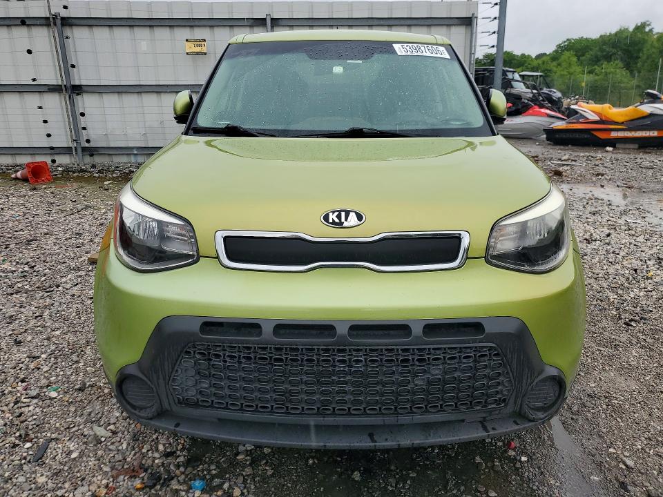 2014 Kia Soul VIN KNDJN2A2XE7040621 COPART salvage auction — REAR END, Ar - Cert Of Title-Salvage, sold $325 on 2026-07-27 (photo 5)