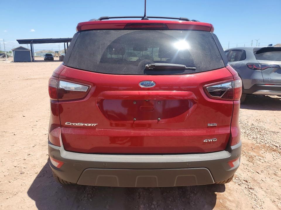 2018 Ford Ecosport VIN MAJ6P1CL7JC194047 COPART salvage auction — FRONT END, Az - Cert Of Title - Salvage, sold $550 on 2026-07-14 (photo 6)
