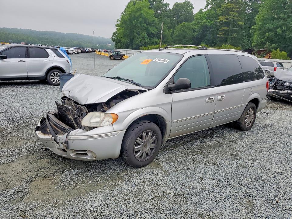 2005 Chrysler Voyager VIN 2C4GP64L85R338065 COPART salvage auction — FRONT END, Nc - Salvage Certificate Of Title, sold $150 on 2026-07-09 (photo 1)