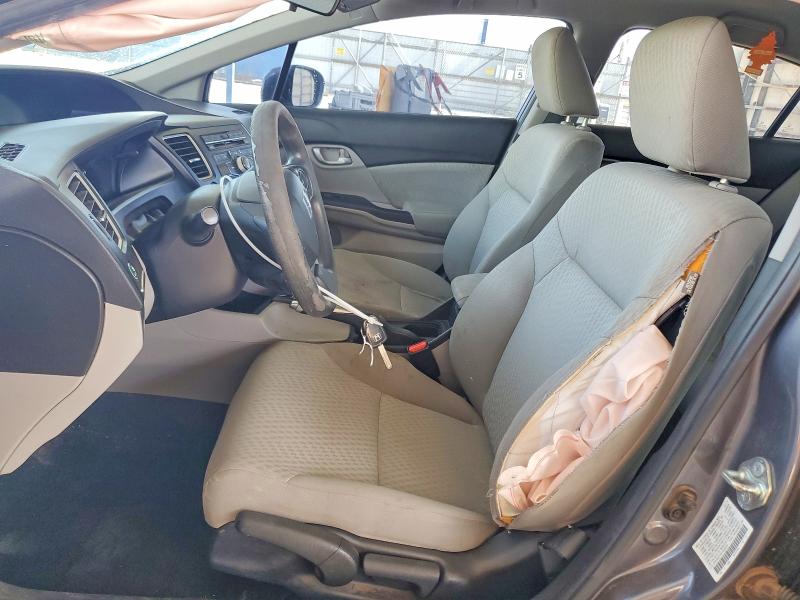 2015 Honda Civic VIN 2HGFB2F55FH520526 COPART salvage auction — SIDE, Nm - Cert Of Title-Salvage, sold $800 on 2026-07-24 (photo 7)