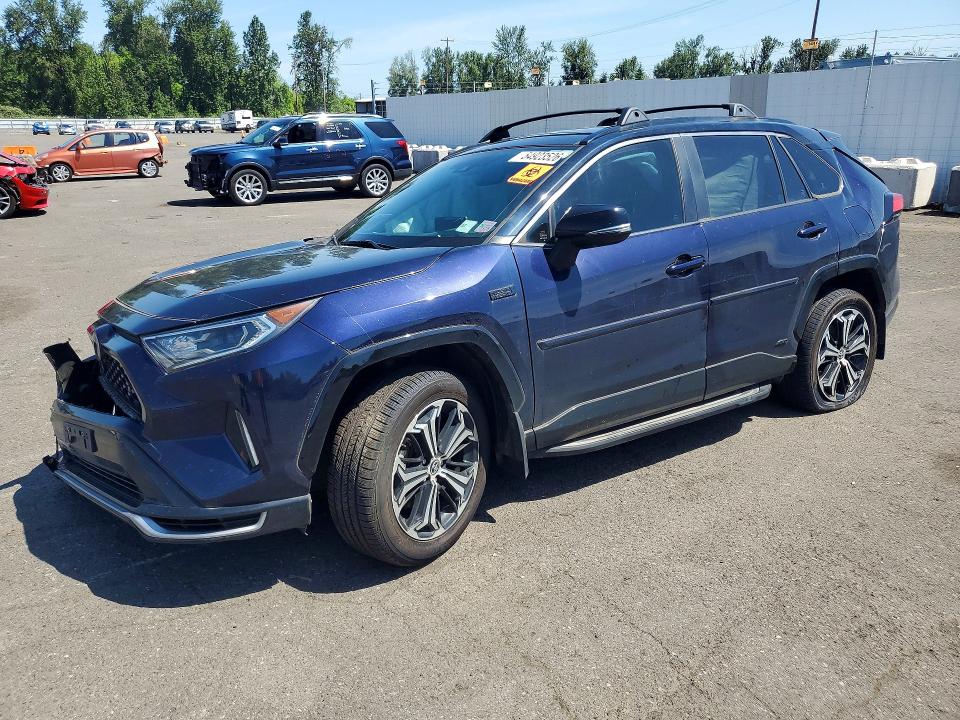 2021 Toyota Rav 4 VIN JTMFB3FV2MD057050 COPART salvage auction — SIDE, Or - Salvage Title Certificate, sold $11,200 on 2026-07-20 (photo 1)