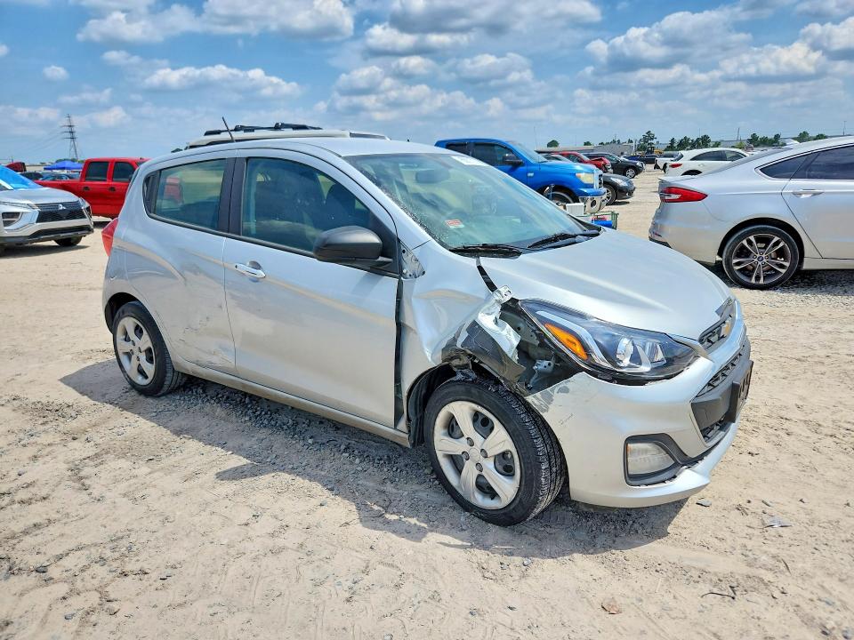 2020 Chevrolet Spark VIN KL8CB6SAXLC474954 COPART salvage auction — FRONT END, Tx - Salvage Vehicle Title, sold $2,650 on 2026-07-03 (photo 4)