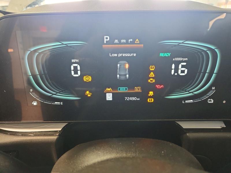 2024 Kia Niro VIN KNDCR3LE5R5121327 COPART salvage auction — FRONT END, WI - CERT OF TITLE-SALVAGE VEHICLE, sold $7,800 on 2026-07-06 (photo 9)