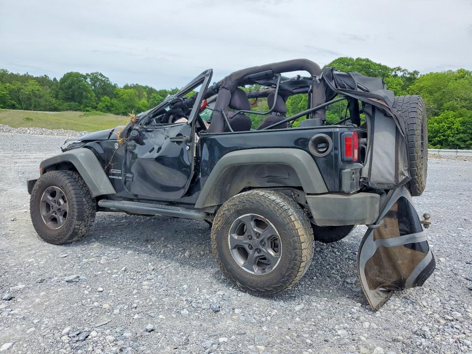 2013 Jeep Wrangler / VIN 1C4AJWAG1DL666126 COPART salvage auction — ROLLOVER, Ga - Cert Of Title-Salvage, sold $3,100 on 2026-07-09 (photo 2)