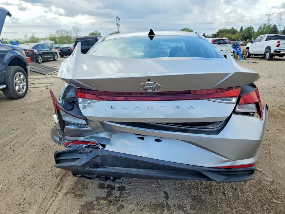 2021 Hyundai VIN 5NPLL4AGXMH016660 COPART salvage auction — REAR END, Il - Salvage Certificate, sold $3,750 on 2026-07-09 (photo 6)