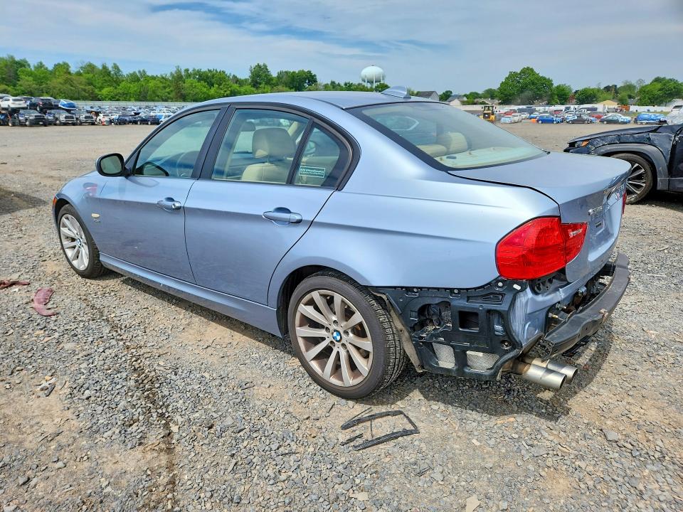 2011 BMW 3 series VIN WBAPK5G51BNN29094 COPART salvage auction — REAR END, NJ - CERT OF TITLE-SALVAGE (P), sold $350 on 2026-07-10 (photo 2)