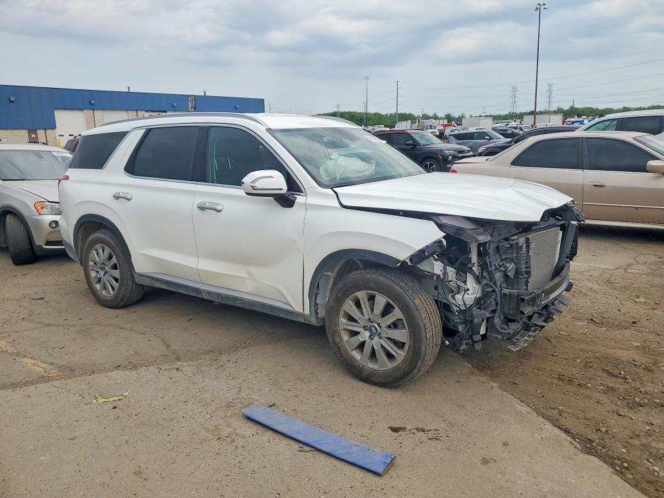 2024 Hyundai Palisade VIN KM8R2DGE7RU788447 COPART salvage auction — FRONT END, Mi - Scrap Certificate Of Title, sold $7,700 on 2026-07-14 (photo 4)