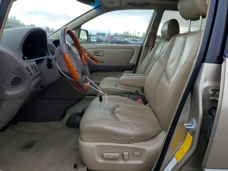 2001 Lexus Rx VIN JTJHF10U910197131 COPART salvage auction — FRONT END, Or - Salvage Title Certificate, sold $400 on 2026-07-07 (photo 7)