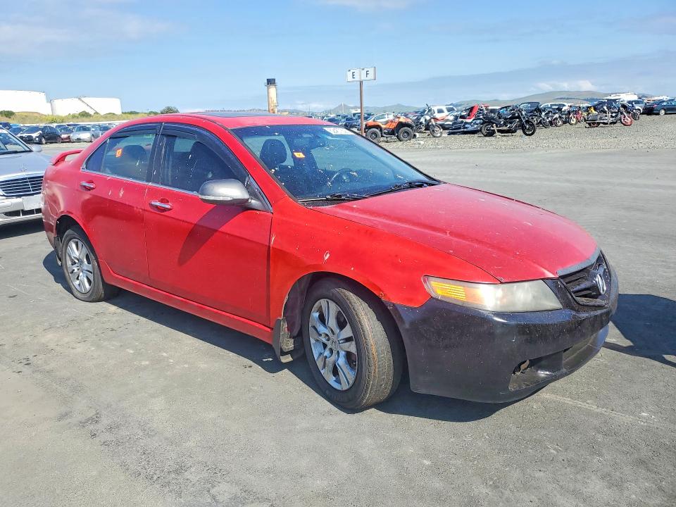 2005 Acura Tsx VIN JH4CL96885C000550 COPART salvage auction — FRONT END, Ca - Non-Repairable Vehicle Cert, sold $200 on 2026-07-08 (photo 4)