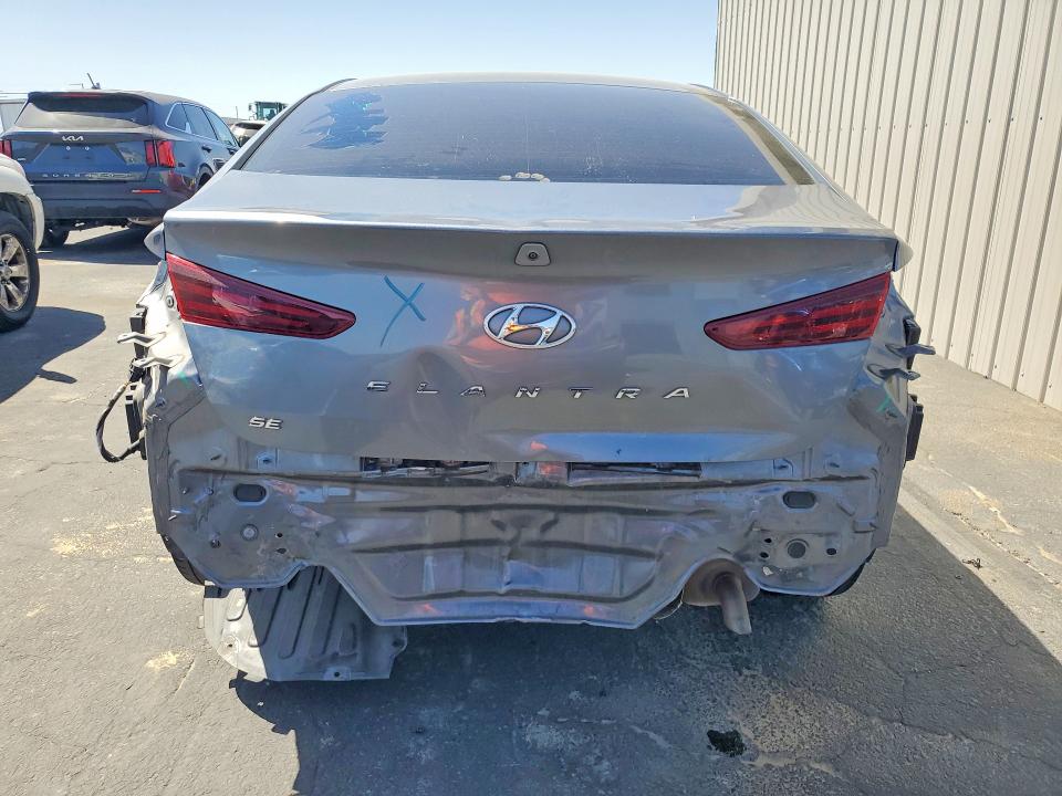 2019 Hyundai Elantra VIN KMHD74LF8KU818877 COPART salvage auction — REAR END, Ca - Salvage Certificate, sold $2,200 on 2026-07-02 (photo 6)