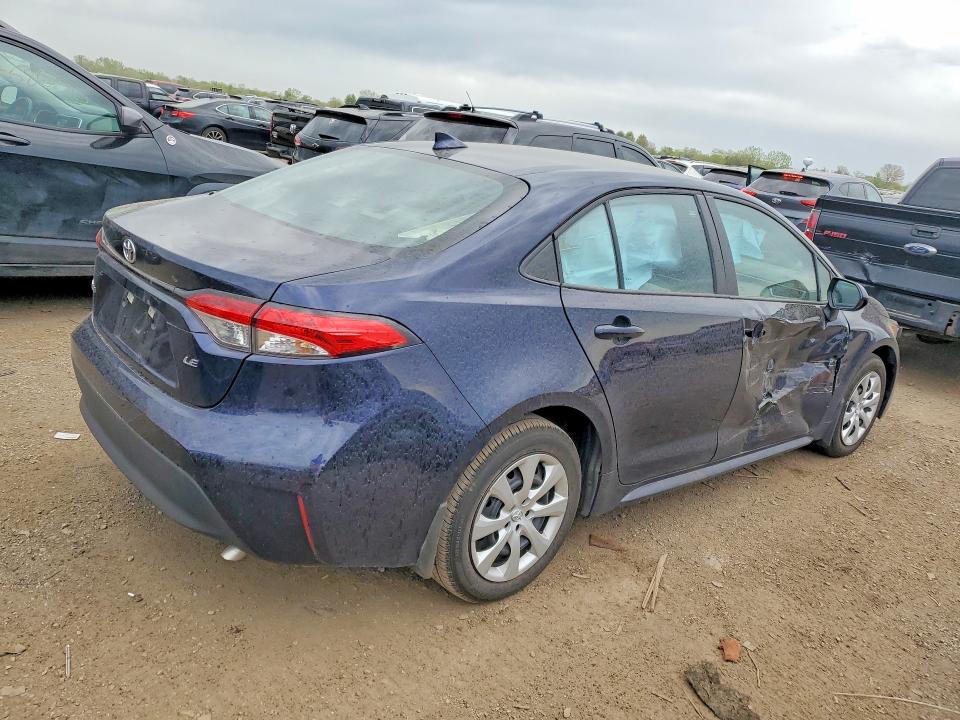 2025 Toyota Corolla VIN 5YFB4MDE3SP355893 COPART salvage auction — SIDE, Il - Salvage Certificate, sold $7,200 on 2026-07-28 (photo 3)