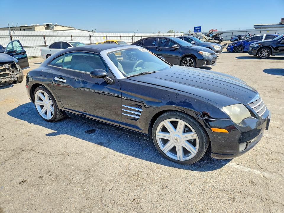 2005 Chrysler Crossfire VIN 1C3AN69LX5X026484 COPART salvage auction — SIDE, Ca - Dis/Dlr/Exp Only Clean Title (P), sold $650 on 2026-07-10 (photo 4)