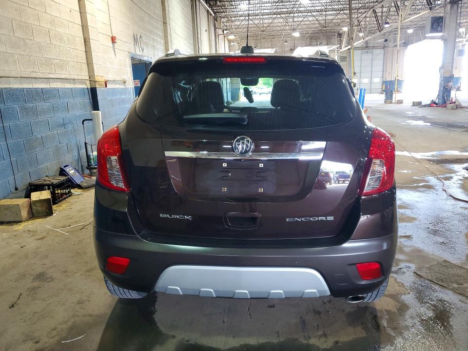 2015 Buick Encore VIN KL4CJASB1FB137308 COPART salvage auction — FRONT END, Mi - Certificate Of Title, sold $500 on 2026-07-10 (photo 6)