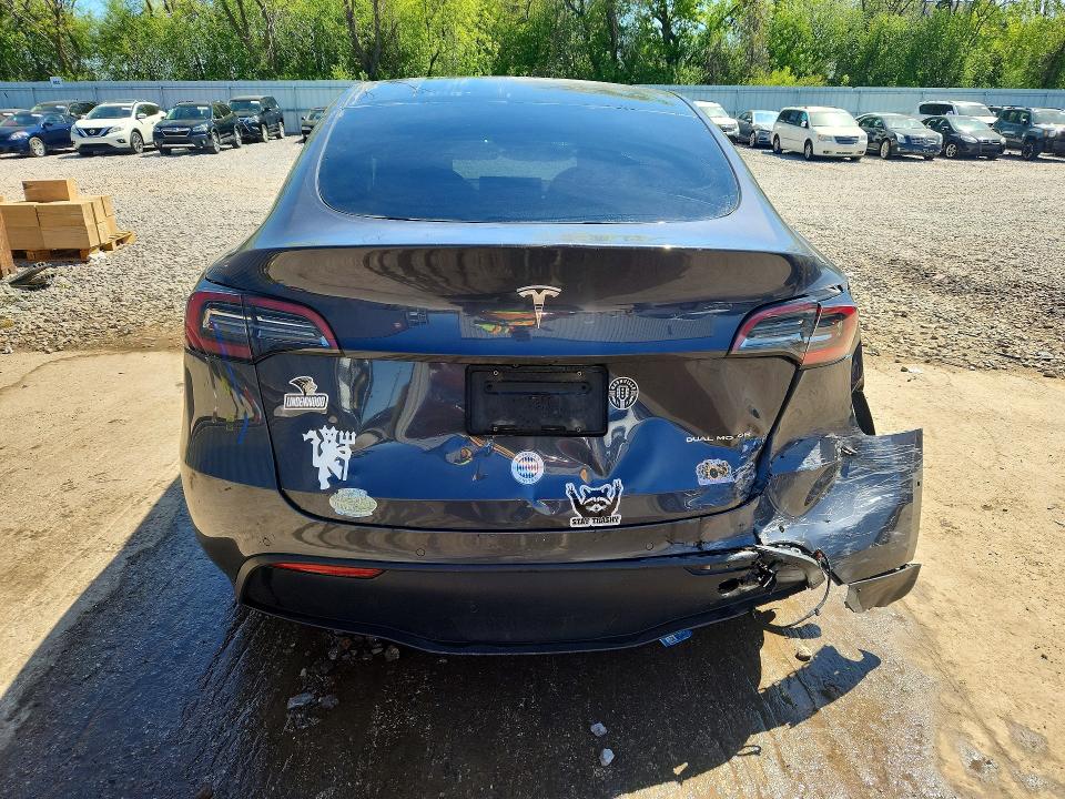 2022 Tesla Model y VIN 7SAYGAEE0NF382647 COPART salvage auction — REAR END, Wi - Cert Of Title-Salvage Vehicle, sold $6,500 on 2026-07-27 (photo 6)
