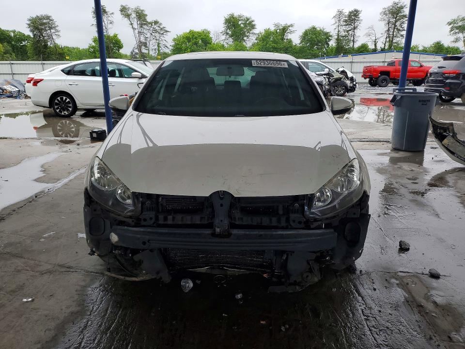 2012 Volkswagen VIN WVWGV7AJ4CW108445 COPART salvage auction — FRONT END, GA - CERT OF TITLE-SALVAGE, sold $1,450 on 2026-07-30 (photo 5)