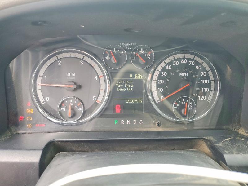 2011 Dodge Ram VIN 3D7UT2CL2BG609640 COPART salvage auction — ROLLOVER, Nm - Non-Repairable Vehicle Cert, sold $1,600 on 2026-07-02 (photo 9)
