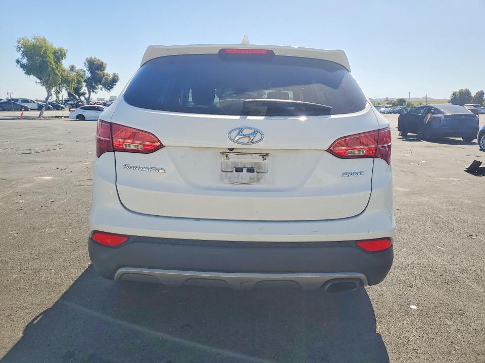 2014 Hyundai Santa fe VIN 5XYZU3LB5EG124664 COPART salvage auction — FRONT END, Ca - Salvage Certificate, sold $525 on 2026-07-08 (photo 6)