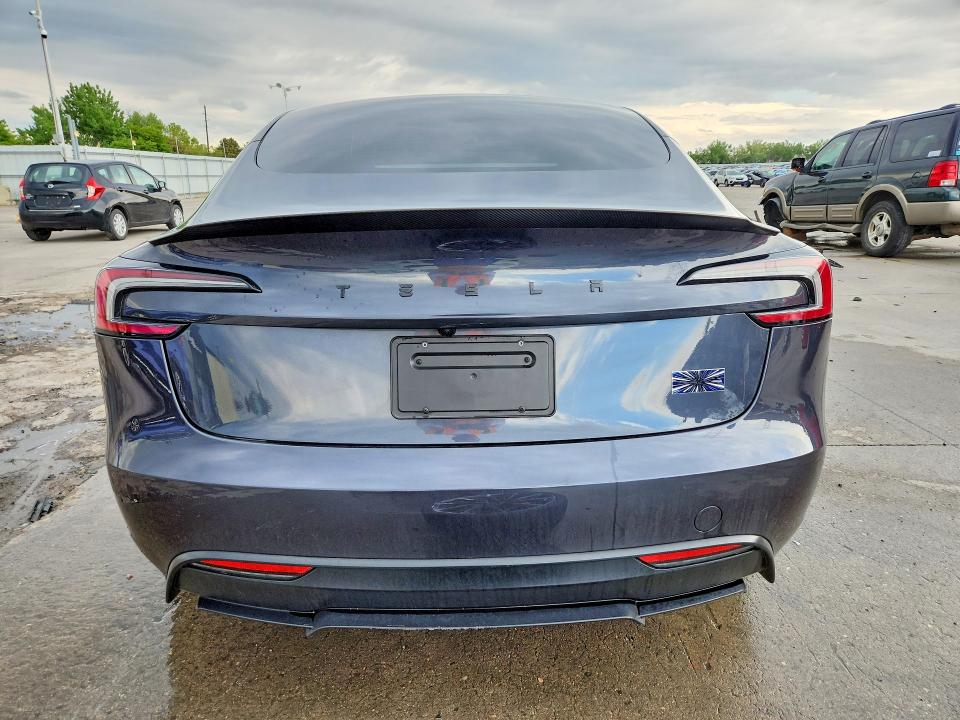 2025 Tesla Model 3 VIN 5YJ3E1ET5SF986279 COPART salvage auction — FRONT END, Co - Salvage Title, sold $20,100 on 2026-07-22 (photo 6)