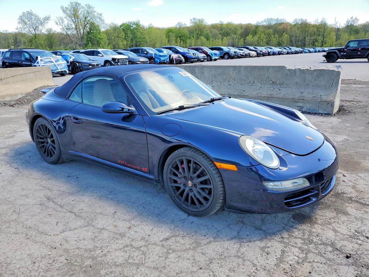 2007 Porsche 911 VIN WP0CB29977S775298 COPART salvage auction — Water/Flood, FL - CERT OF TITLE SLVG REBUILDABLE, sold $32,000 on 2026-06-11 (photo 4)