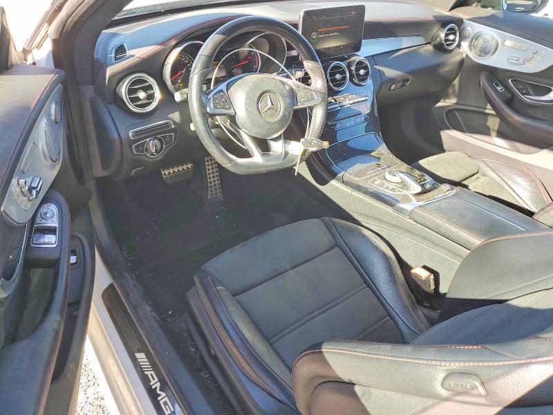 2017 Mercedes-benz C class VIN WDDWJ6EB5HF489790 COPART salvage auction — MINOR DENT/SCRATCHES, Nv - Certificate Of Title (P), sold $12,800 on 2026-07-29 (photo 8)