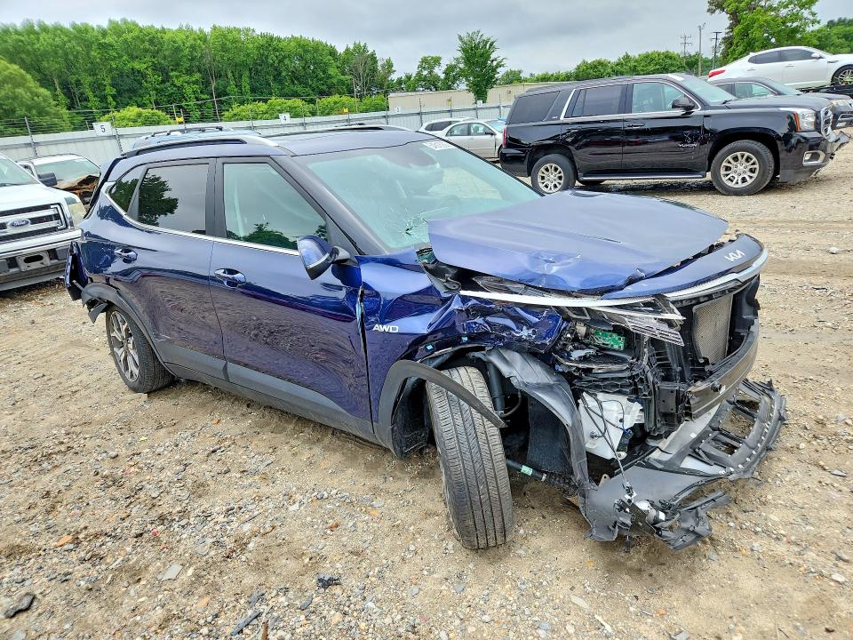 2023 Kia Seltos VIN KNDERCAA6P7449947 COPART salvage auction — FRONT END, Va - Cert Of Title - Salvage, sold $675 on 2026-07-14 (photo 4)