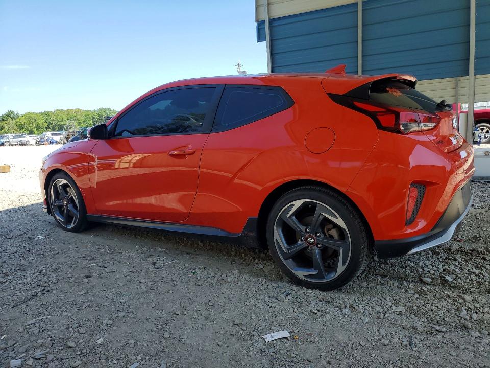 2019 Hyundai Veloster VIN KMHTH6AB9KU013104 COPART salvage auction — SIDE, Ga - Cert Of Title-Salvage, sold $3,800 on 2026-07-14 (photo 2)