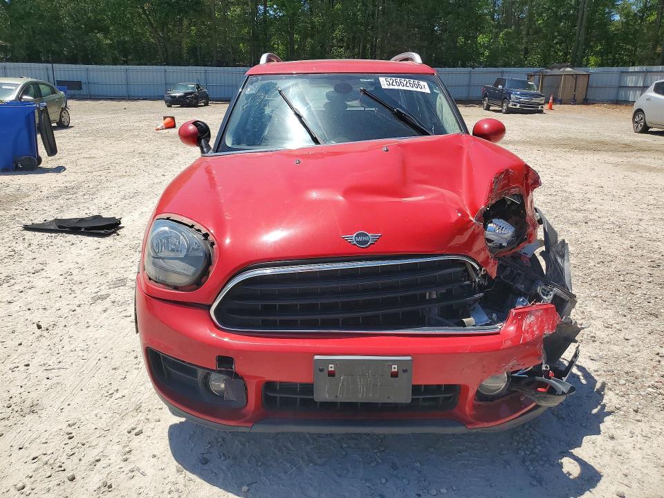 2019 Mini Cooper VIN WMZYS7C59K3F46801 COPART salvage auction — FRONT END, NC - SALVAGE CERTIFICATE OF TITLE, sold $1,350 on 2026-07-10 (photo 5)