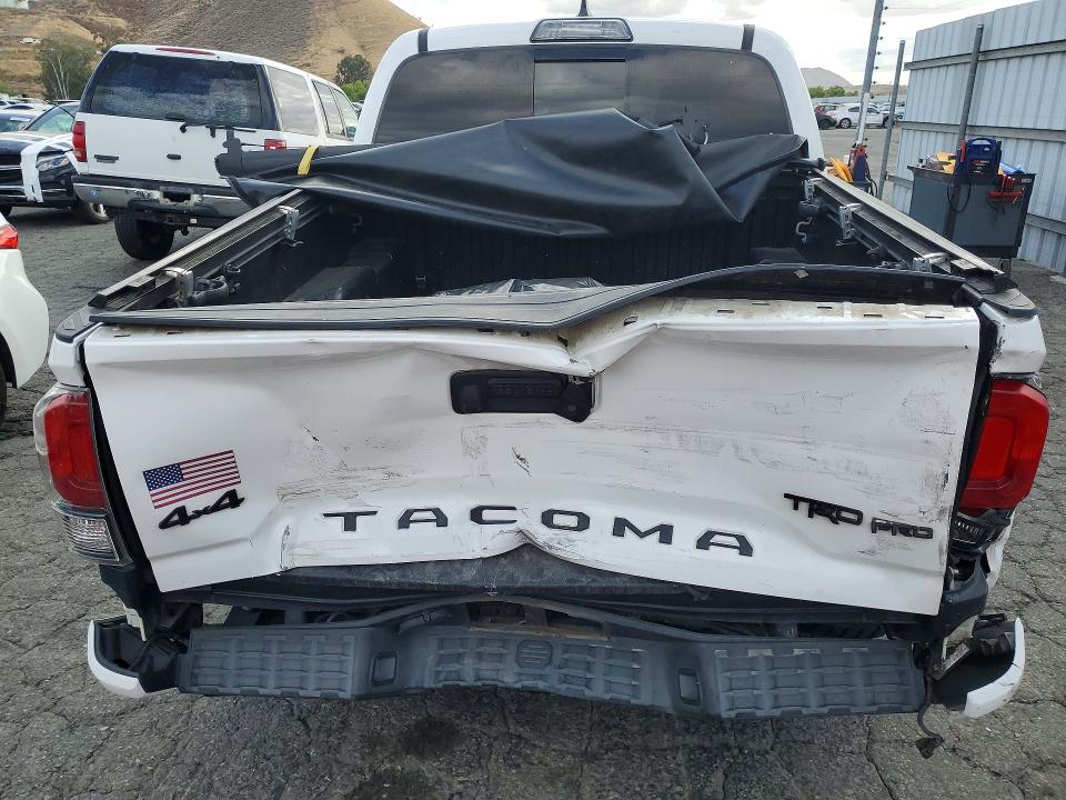 2019 Toyota VIN 5TFCZ5AN6KX184672 COPART salvage auction — REAR END, Ca - Salvage Certificate, sold $17,100 on 2026-07-16 (photo 6)